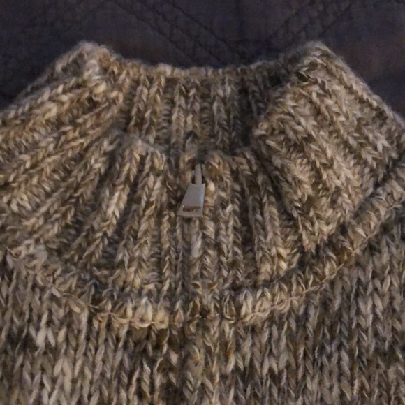 St. John Belted Zip Up Mock Neck Sleeved Cape/Poncho Cardigan XL - Picture 5 of 11